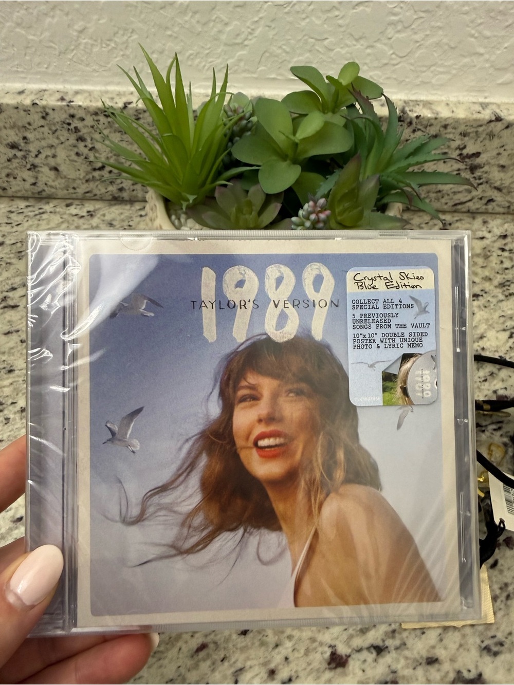 Taylor Swift Blue and Tan 1989 (Taylor's Version) Collectible CD
